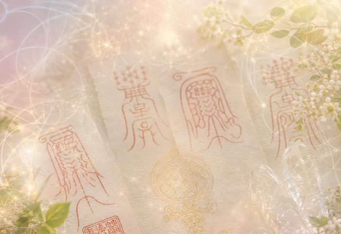薬護符の手元